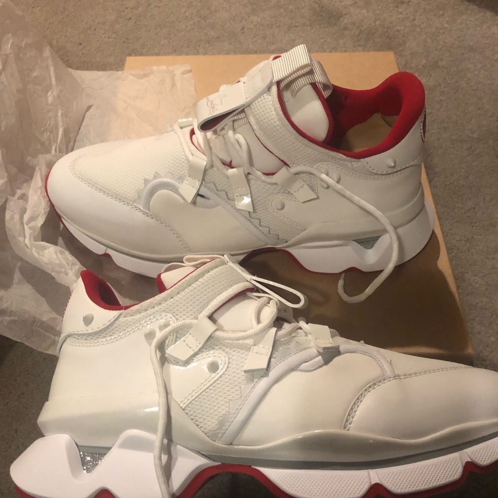 Christian Louboutin Red Runner Sneakers - Picture 2 of 5